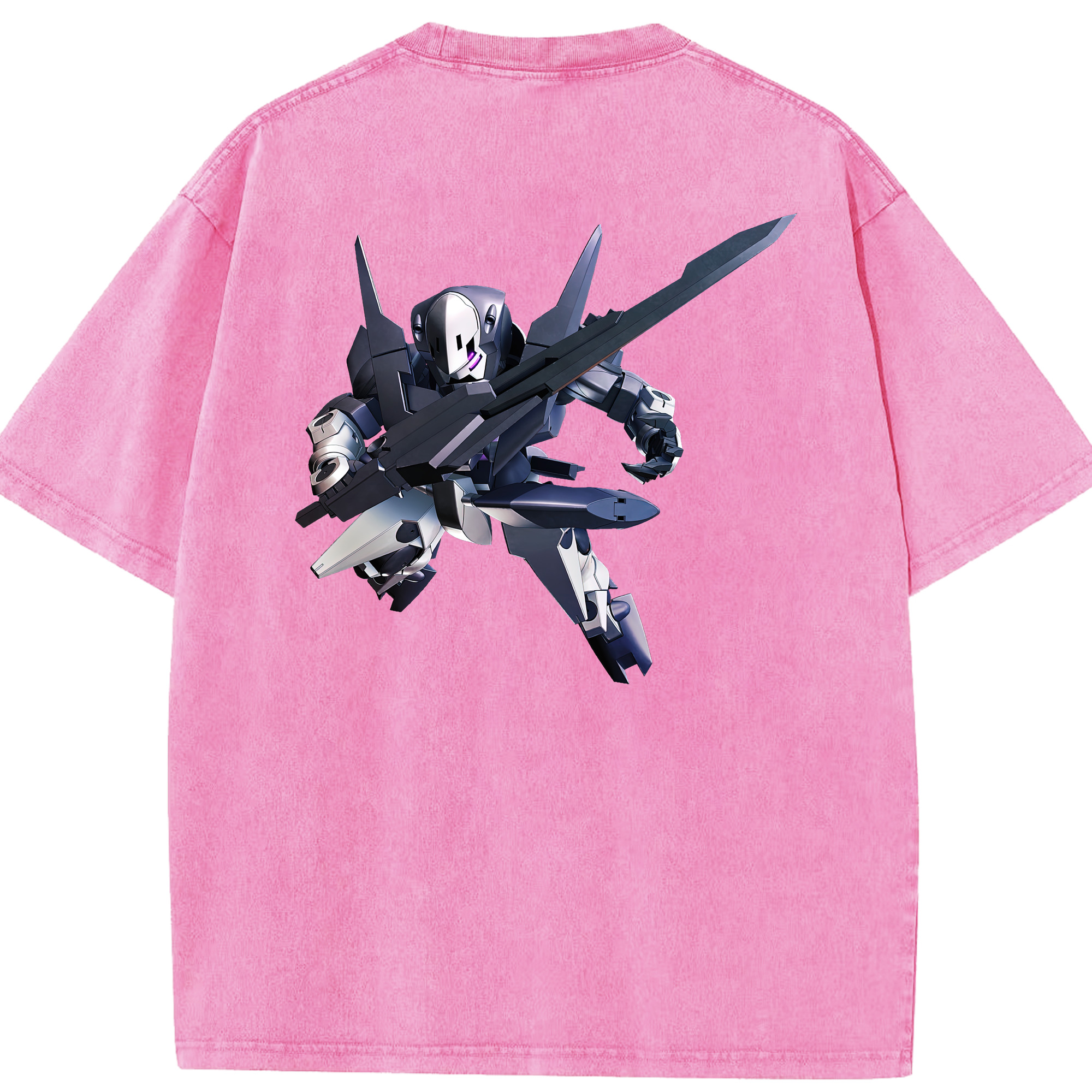 （画像用） 機動戦士ガンダム Mobile Suit Gundam 綿100% ヴィンテージ風 半袖Tシャツ（背面プリント）